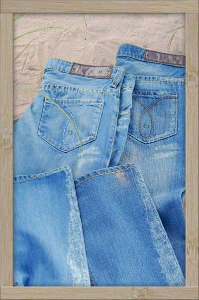 flipflopjeanwashes bYRNt Organics Women's Flip Flop Jean Washes